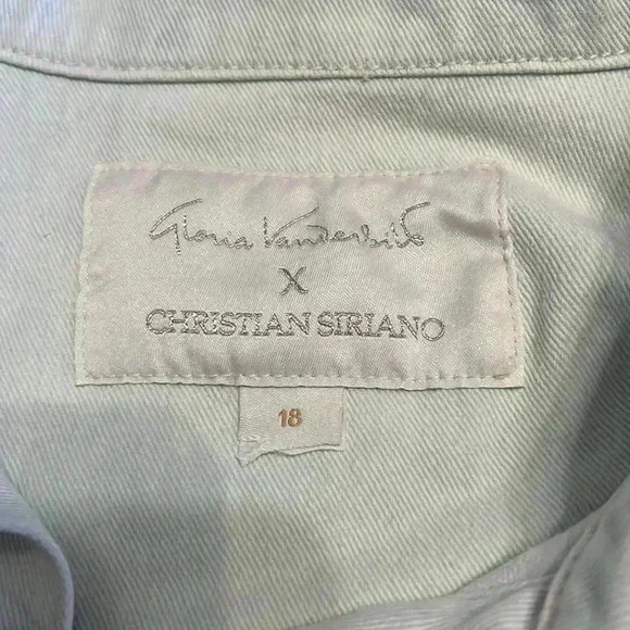 Gloria Vanderbilt x Christian Sirlano - Denim Washed Jean Jacket- Women’s 18 - Picture 6 of 7